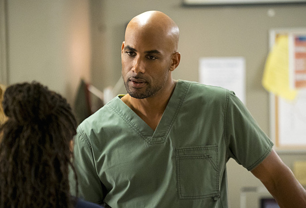 "Hail Mary" -- Pictured: Boris Kodjoe (Dr. Will Campbell). Christa becomes insecure in her new relationship with Neal when his ex-girlfriend, Dr. Grace Adams (Meagan Good), returns to Angels Memorial after spending a year volunteering in Haiti. Also, New York Giants Pro Bowl wide receiver Odell Beckham Jr. comes to the ER to convince his stubborn high school football coach, Pete Delaney (Emmy Award winner Beau Bridges), to have life-saving surgery, on CODE BLACK, Wednesday, Feb. 10 (10:00-11:00 PM, ET/PT) on the CBS Television Network. Meagan Good begins her recurring role as Dr. Grace Adams. Beau Bridges' daughter, Emily Bridges, guest stars as his character's daughter, Mia. Photo: Monty Brinton/CBS ÃÂ©2016 CBS Broadcasting, Inc. All Rights Reserved.