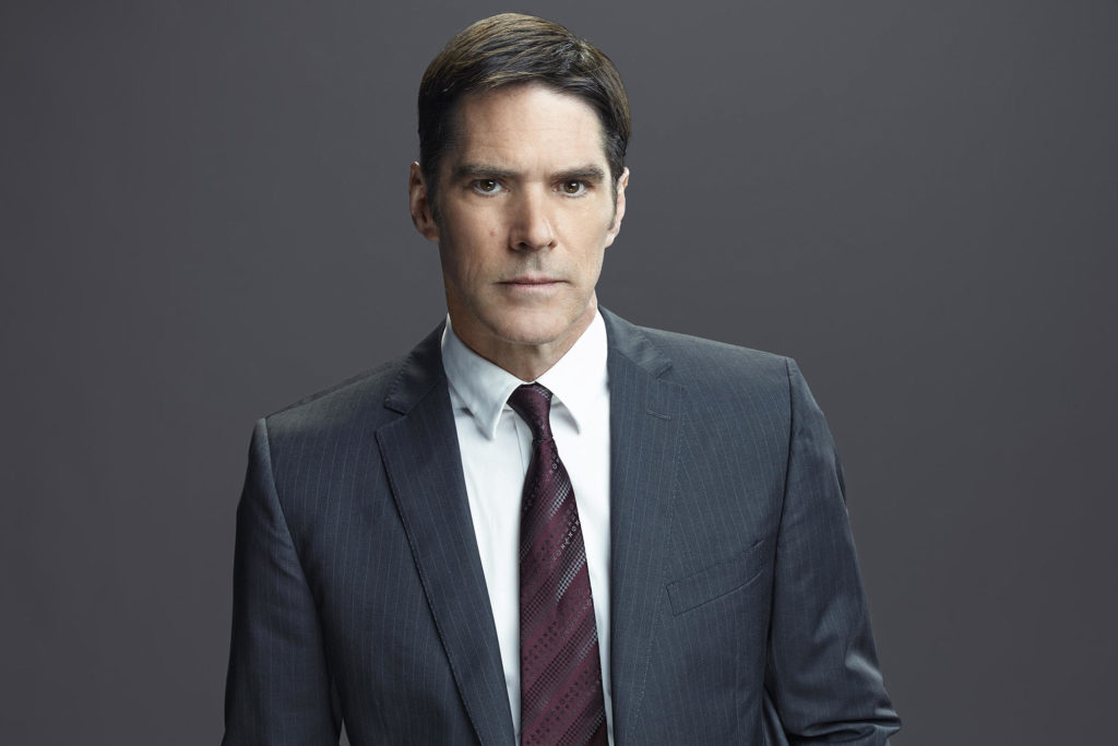 CRIMINAL MINDS - "Criminal Minds" stars Thomas Gibson as Aaron Hotchner. (Photo by Cliff Lipson/ABC Studios via Getty Images)